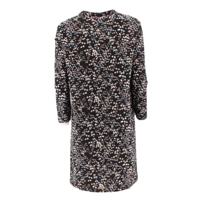 Robe courte noire imprimée florales - femme - Mango - taille M Bon état - Vue 2 - 